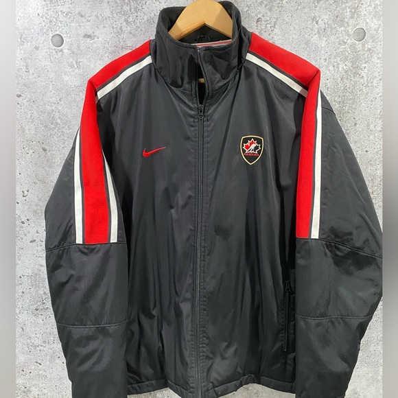 Nike Team Canada hockey jacket, made by Bauer, size Large. - Picture 1 of 6